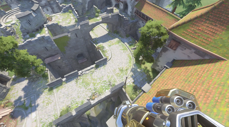 Eichenwalde’s second area has numerous high vantage points.